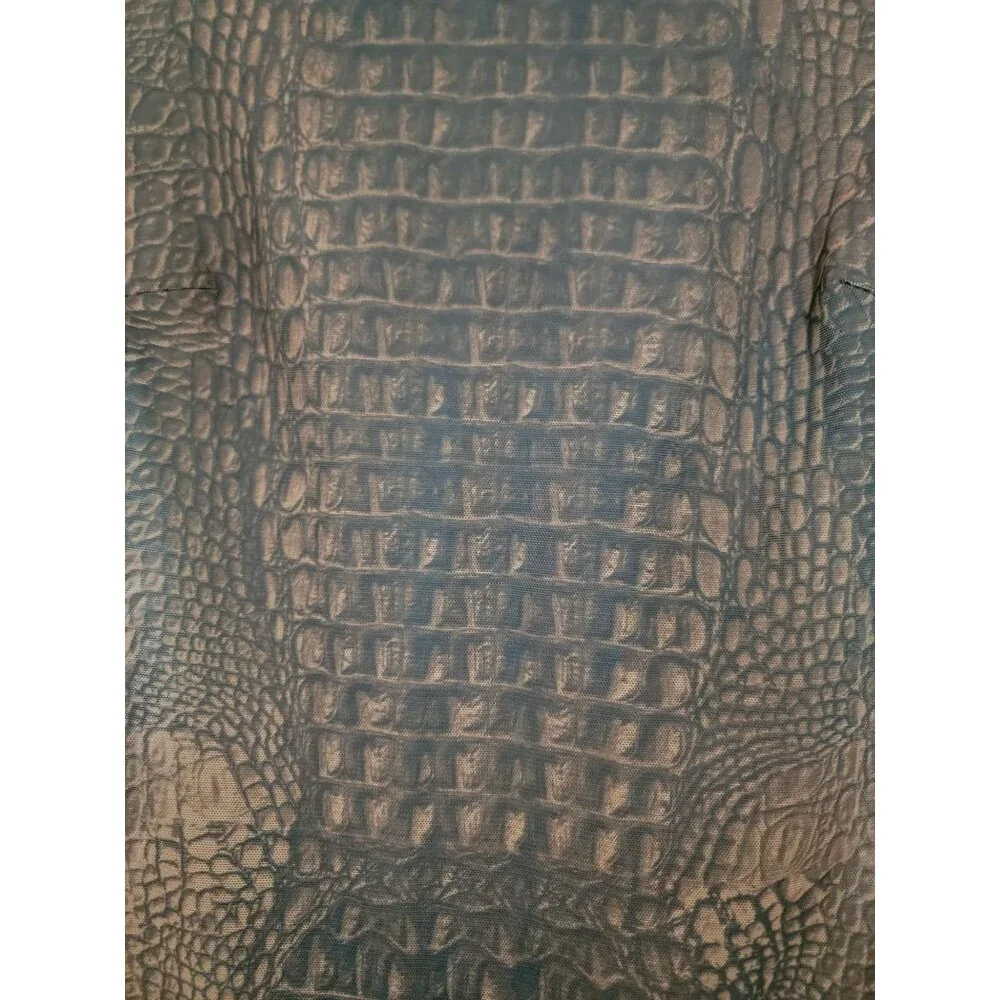 I.AM.GIA Kenzie Crocodile Print Long Sleeve Bodysuit With Thumbholes Women's XS - Picture 3 of 9